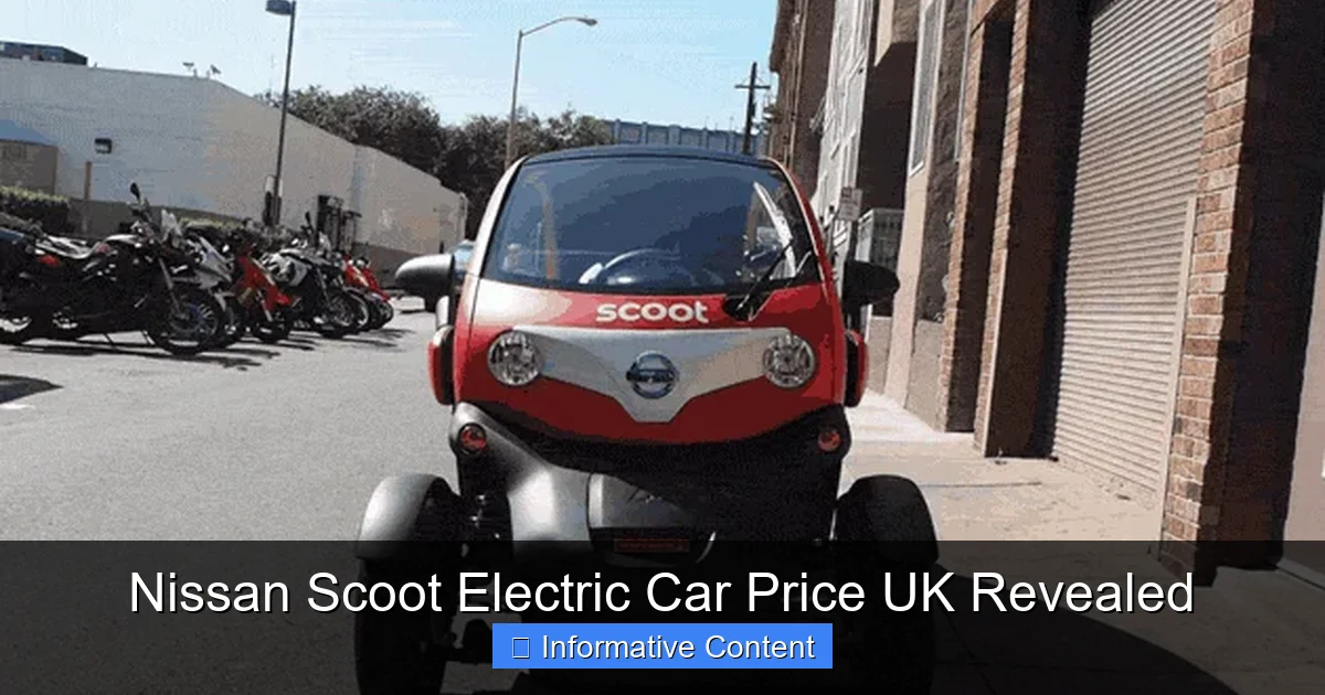 Nissan Scoot Electric Car Price UK Revealed