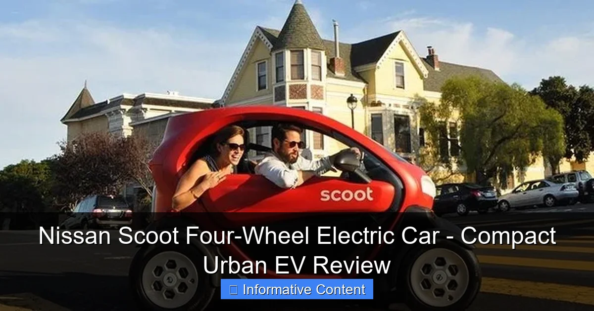 Nissan Scoot Four-Wheel Electric Car - Compact Urban EV Review