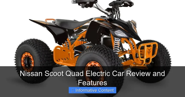 Nissan Scoot Quad Electric Car Review and Features