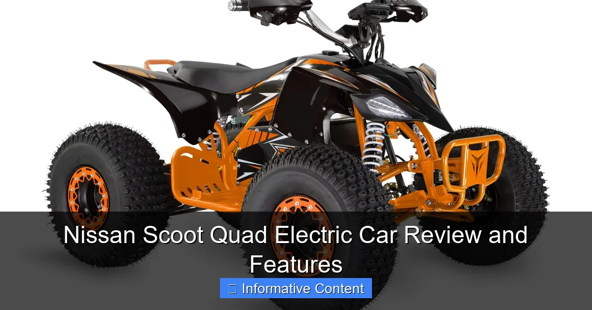 Nissan Scoot Quad Electric Car Review and Features