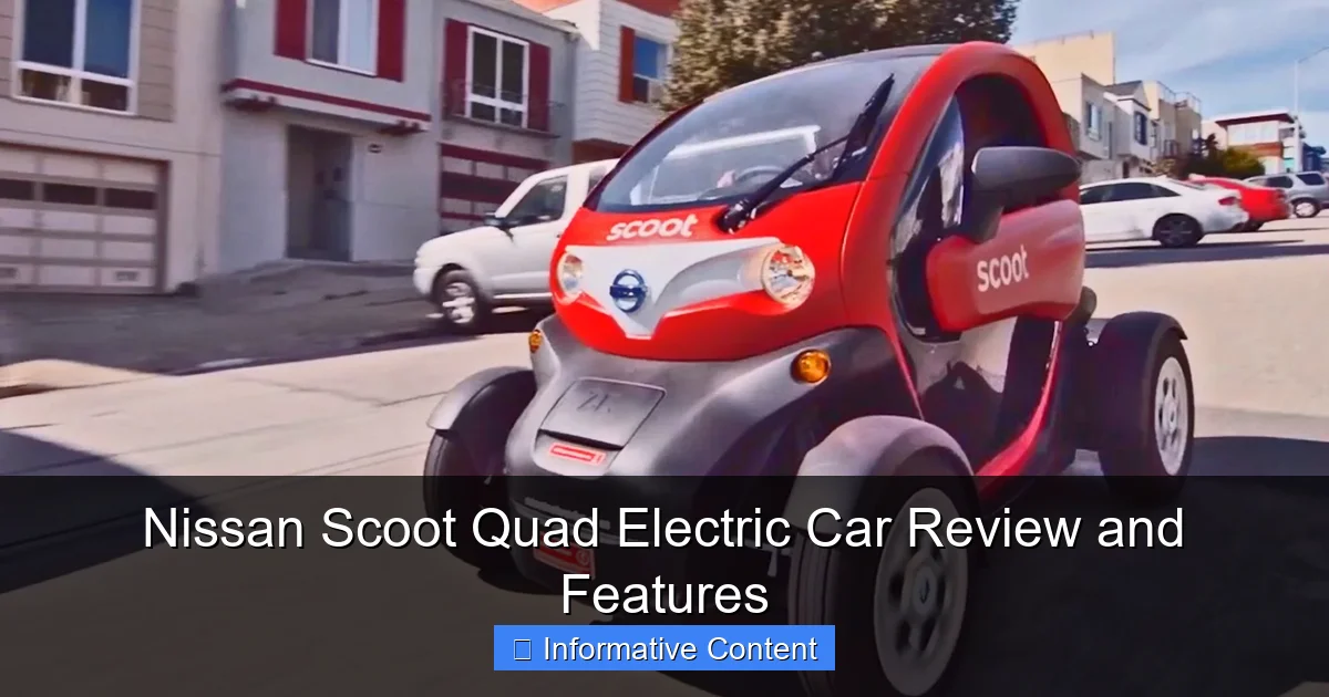 Nissan Scoot Quad Electric Car Review and Features
