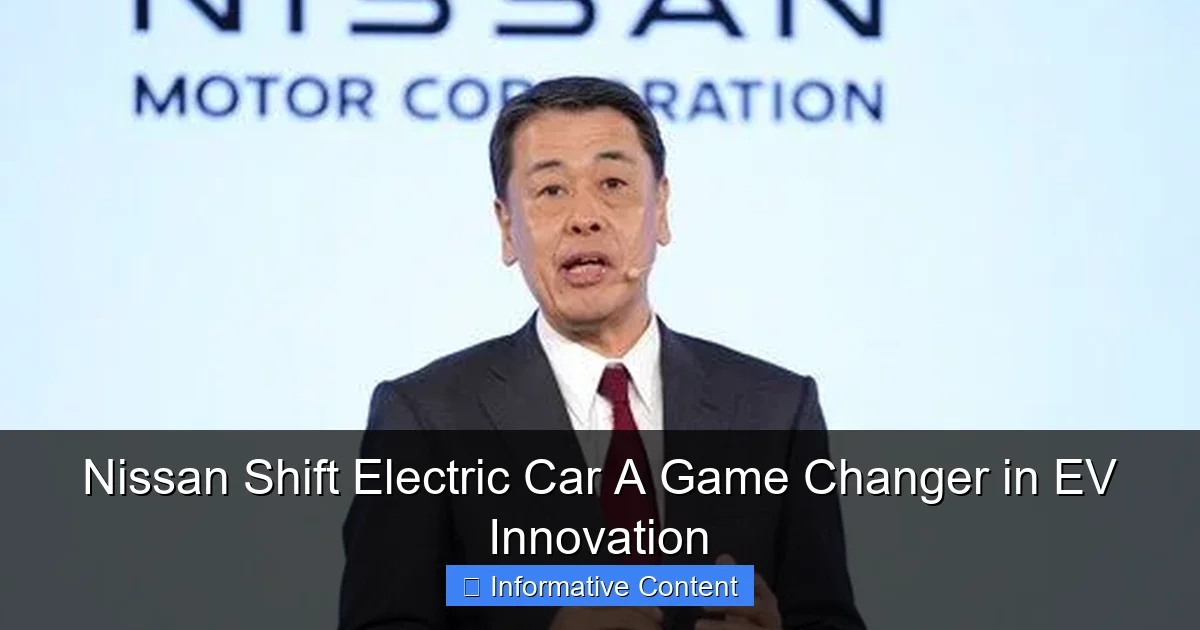 Nissan Shift Electric Car A Game Changer in EV Innovation