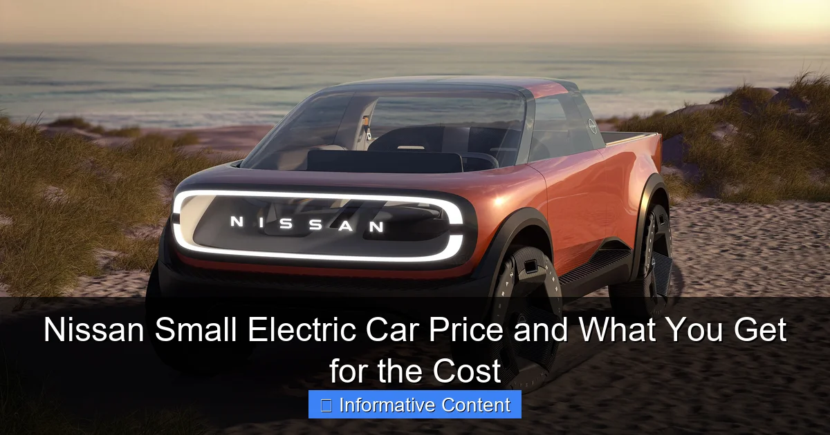 Nissan Small Electric Car Price and What You Get for the Cost