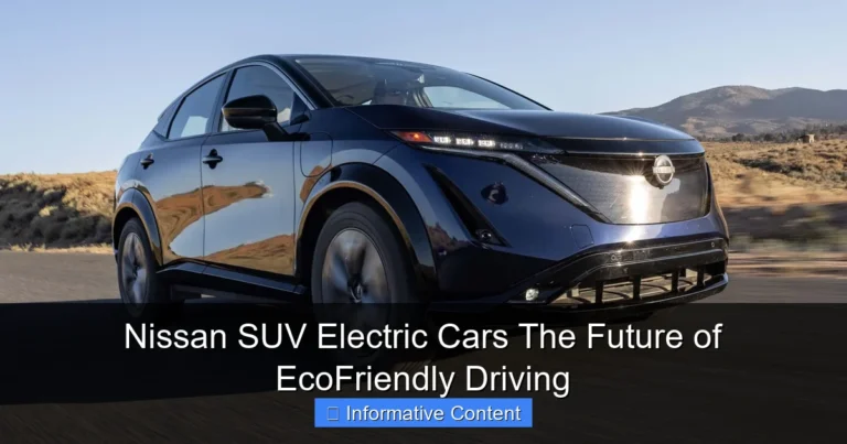 Nissan SUV Electric Cars The Future of EcoFriendly Driving