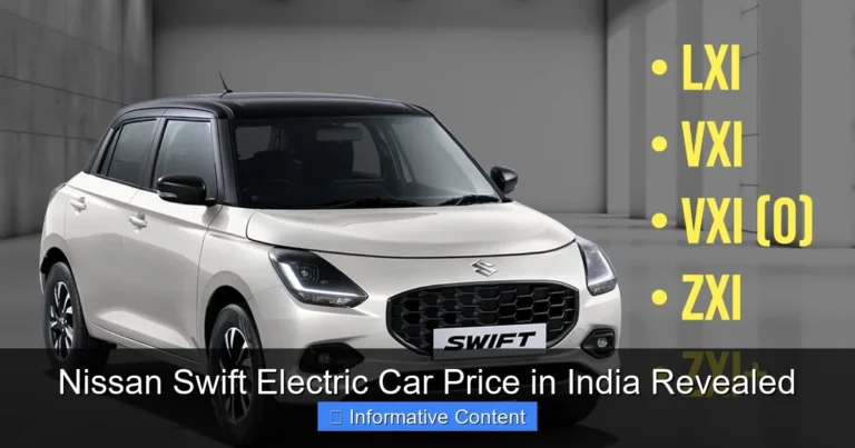Nissan Swift Electric Car Price in India Revealed