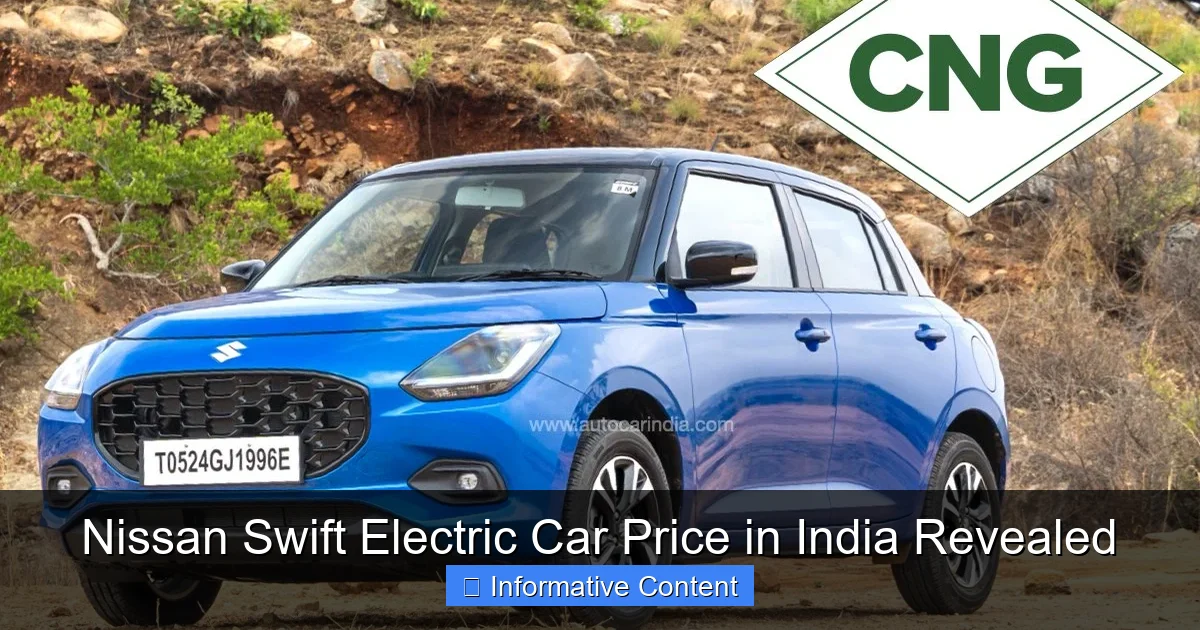 Nissan Swift Electric Car Price in India Revealed