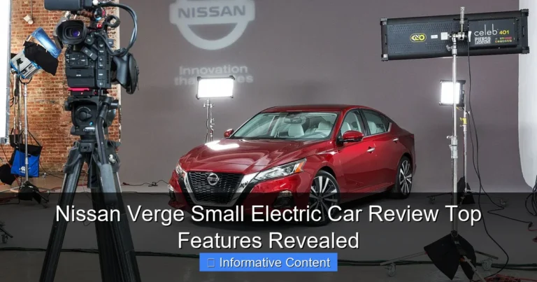 Nissan Verge Small Electric Car Review Top Features Revealed