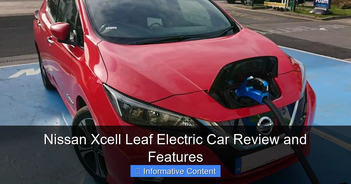 Nissan Xcell Leaf Electric Car Review and Features