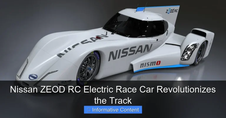 Nissan ZEOD RC Electric Race Car Revolutionizes the Track