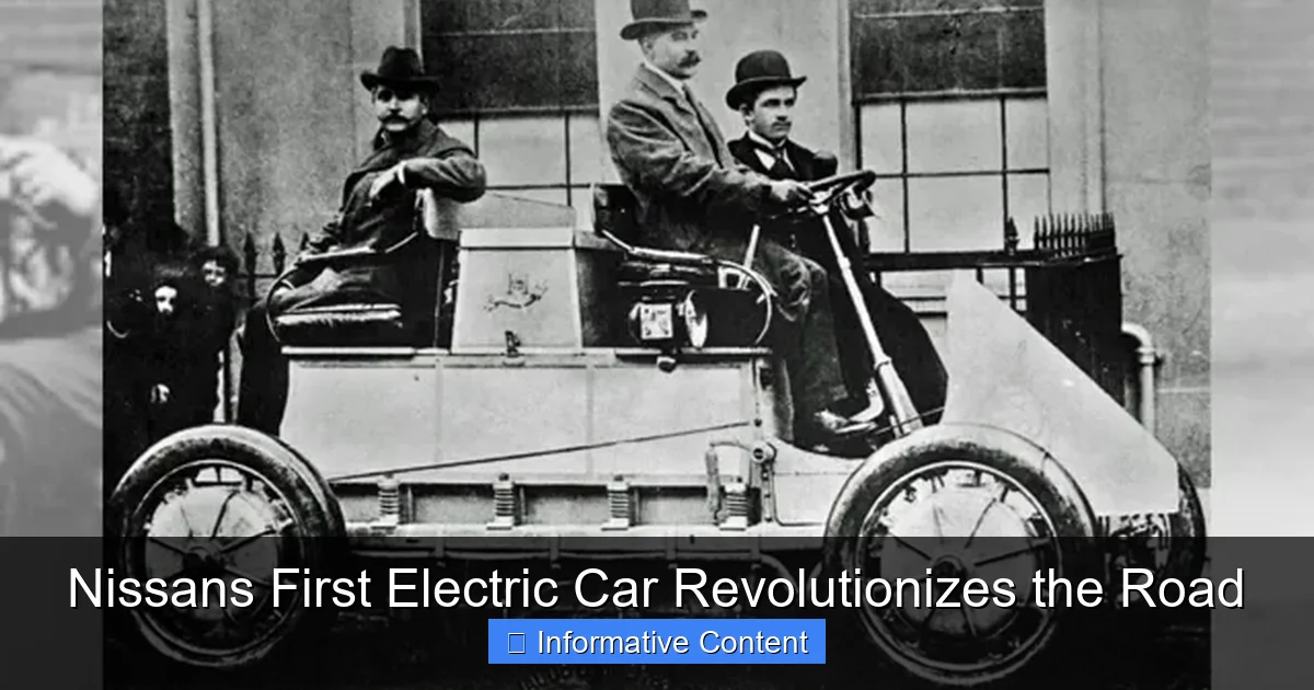 Nissans First Electric Car Revolutionizes the Road