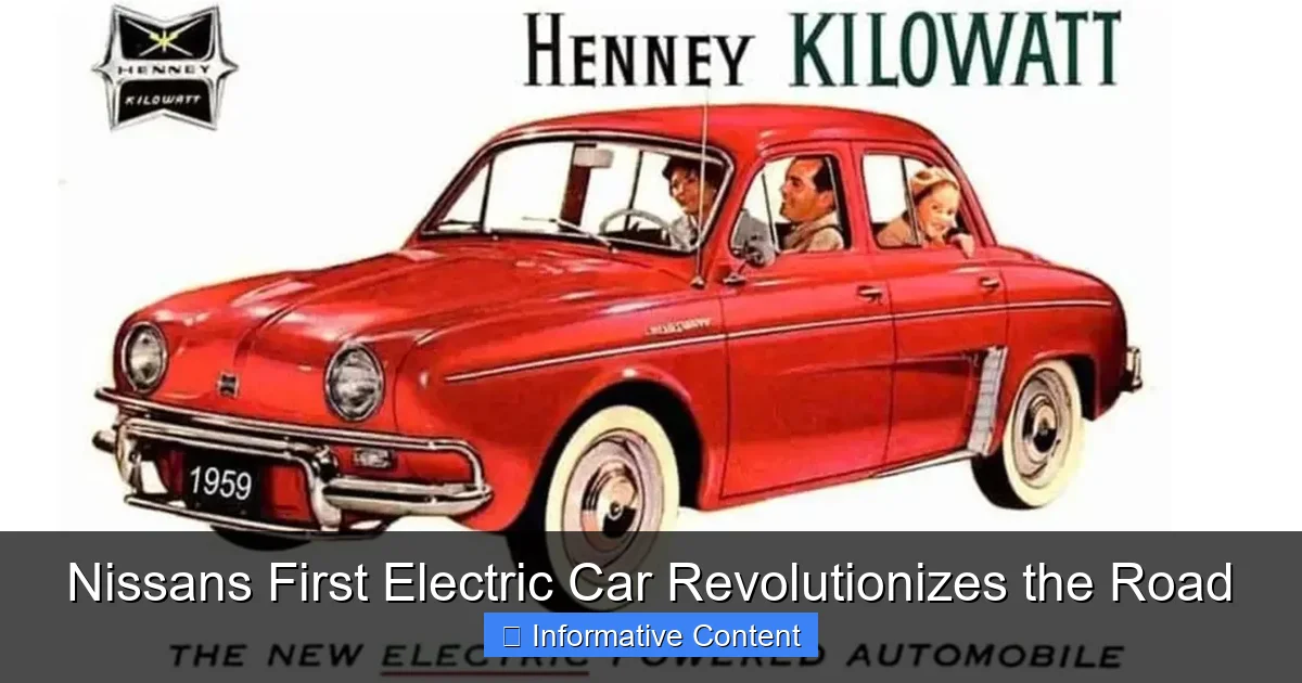 Nissans First Electric Car Revolutionizes the Road