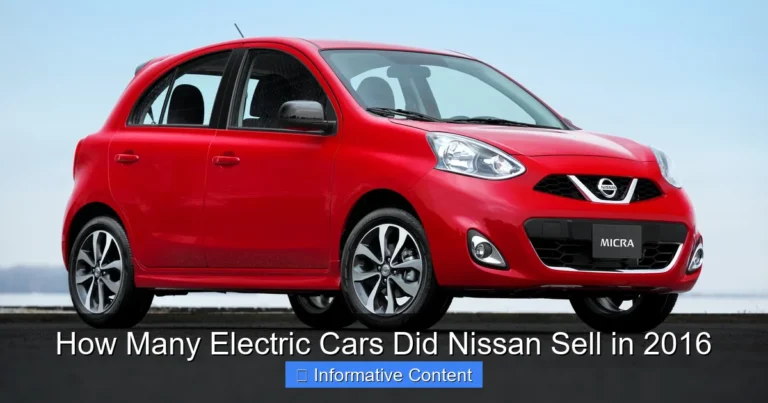 How Many Electric Cars Did Nissan Sell in 2016