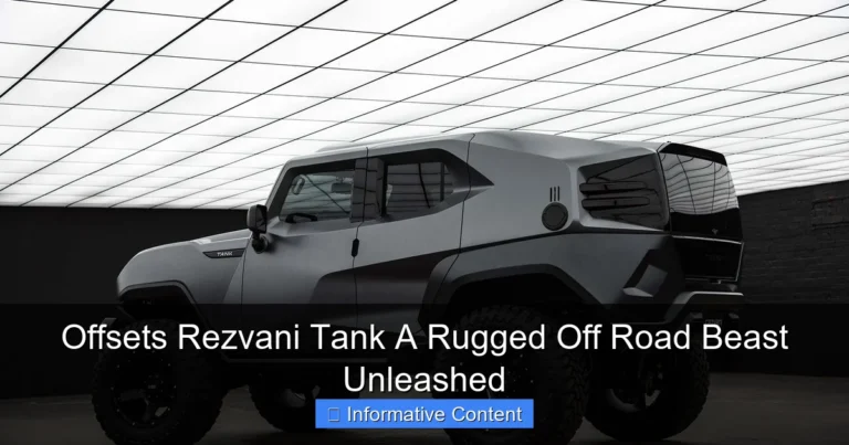 Offsets Rezvani Tank A Rugged Off Road Beast Unleashed