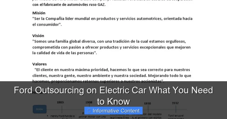 Ford Outsourcing on Electric Car What You Need to Know