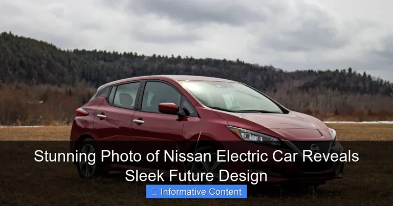 Stunning Photo of Nissan Electric Car Reveals Sleek Future Design