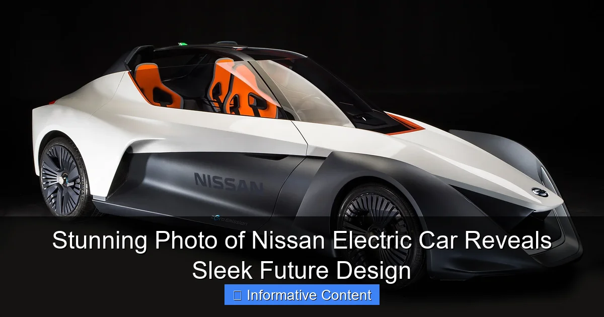 Stunning Photo of Nissan Electric Car Reveals Sleek Future Design