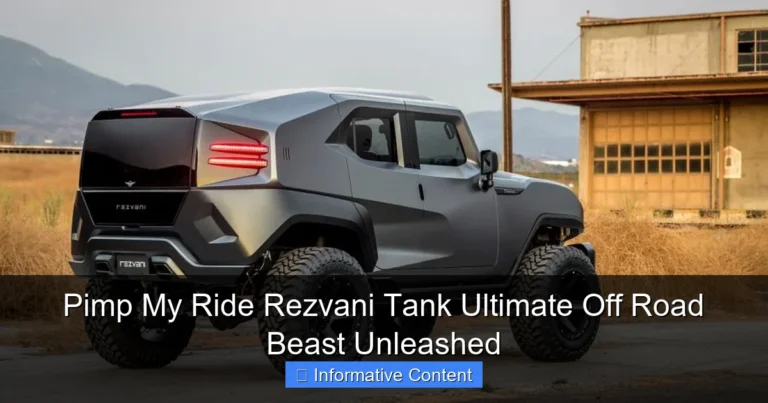 Pimp My Ride Rezvani Tank Ultimate Off Road Beast Unleashed