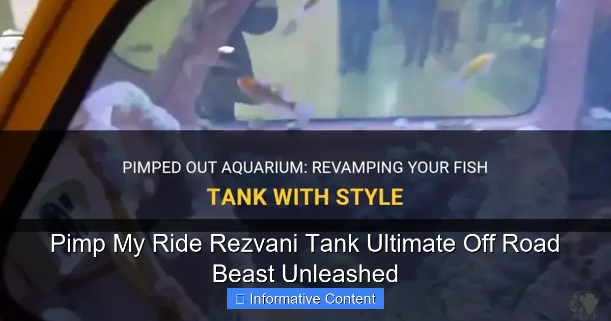 Pimp My Ride Rezvani Tank Ultimate Off Road Beast Unleashed