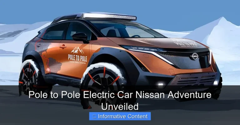 Pole to Pole Electric Car Nissan Adventure Unveiled