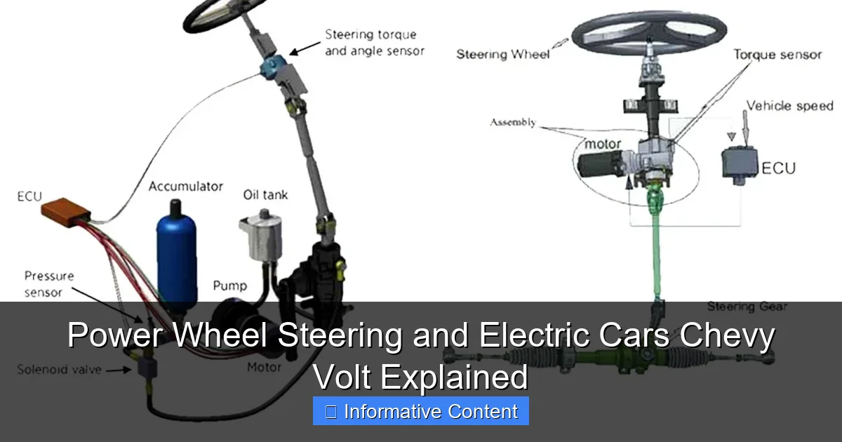 Power Wheel Steering and Electric Cars Chevy Volt Explained