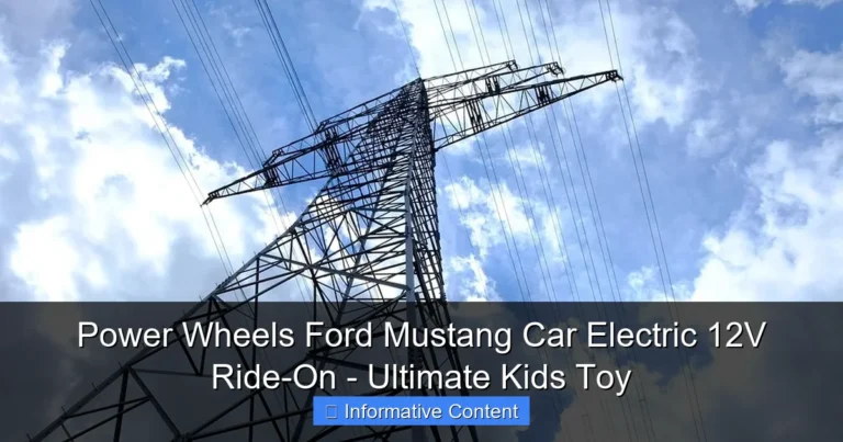 Power Wheels Ford Mustang Car Electric 12V Ride-On - Ultimate Kids Toy