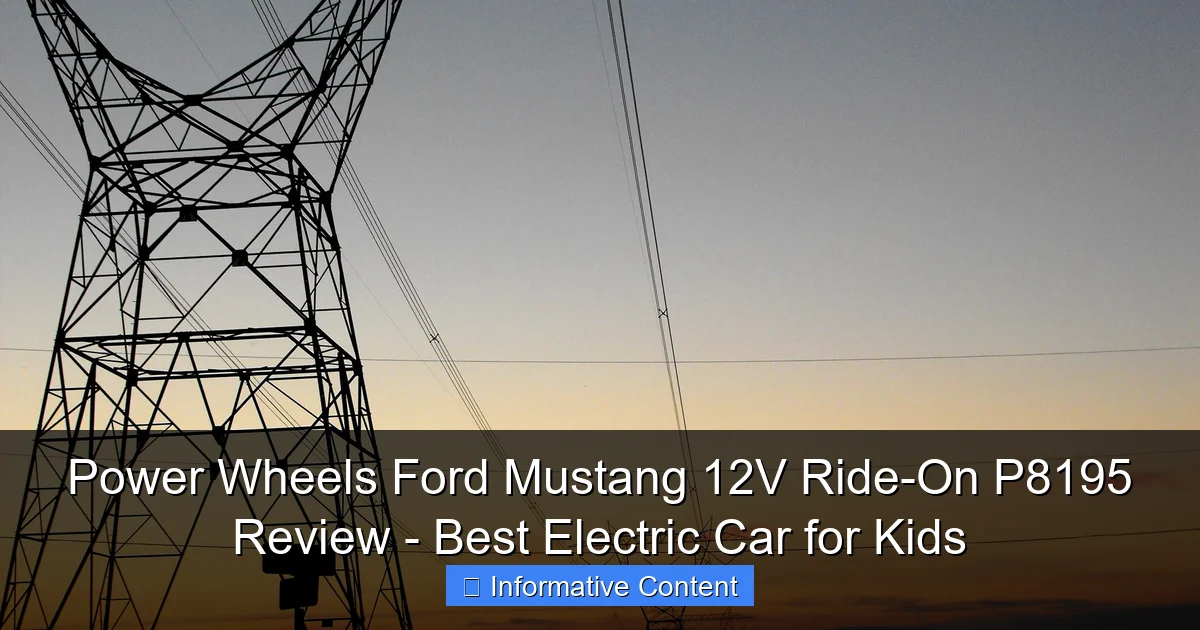 Power Wheels Ford Mustang 12V Ride-On P8195 Review - Best Electric Car for Kids