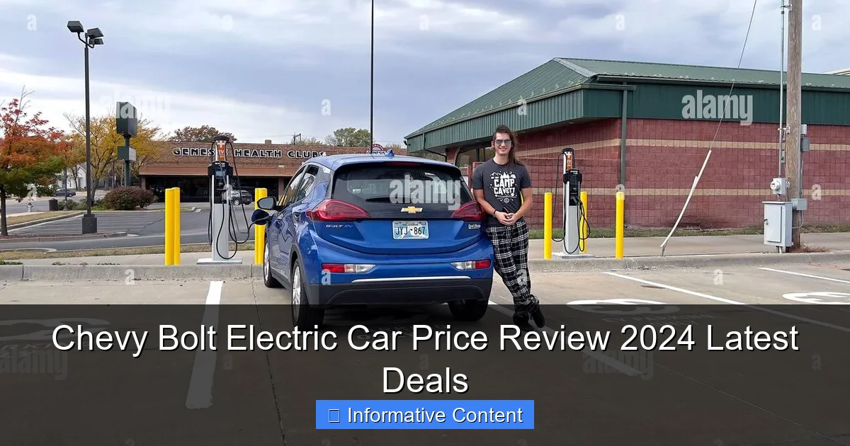 Chevy Bolt Electric Car Price Review 2024 Latest Deals