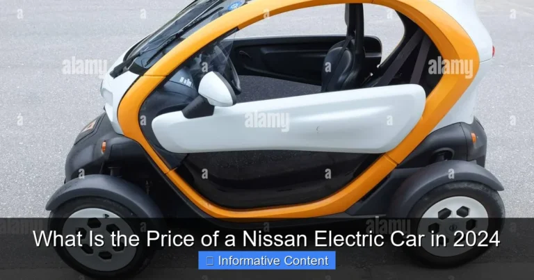 What Is the Price of a Nissan Electric Car in 2024