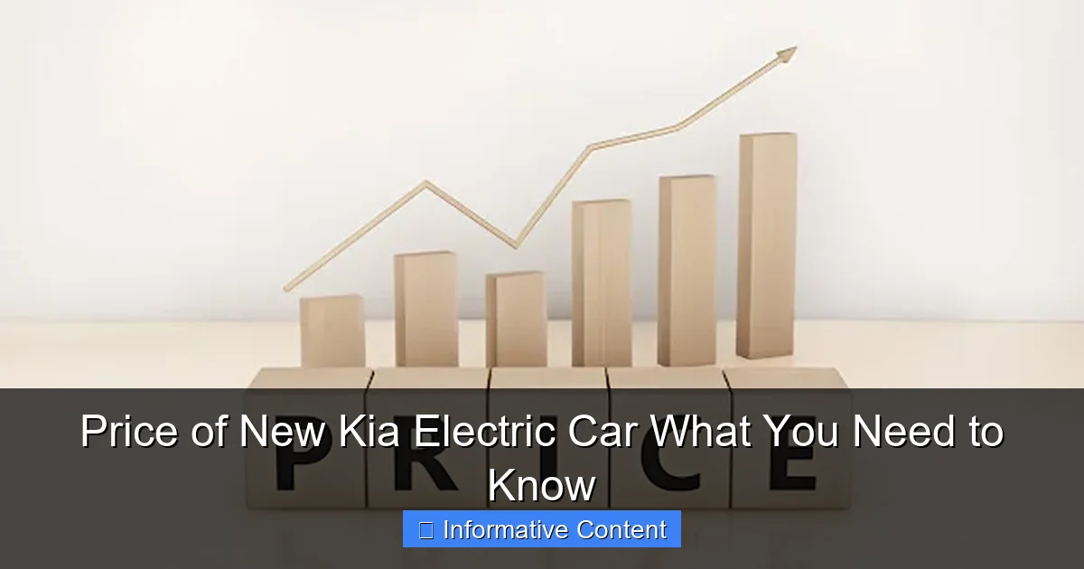Price of New Kia Electric Car What You Need to Know