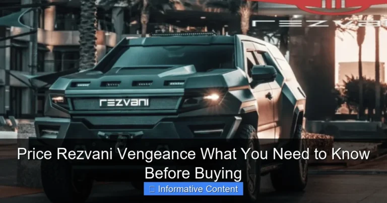 Price Rezvani Vengeance What You Need to Know Before Buying