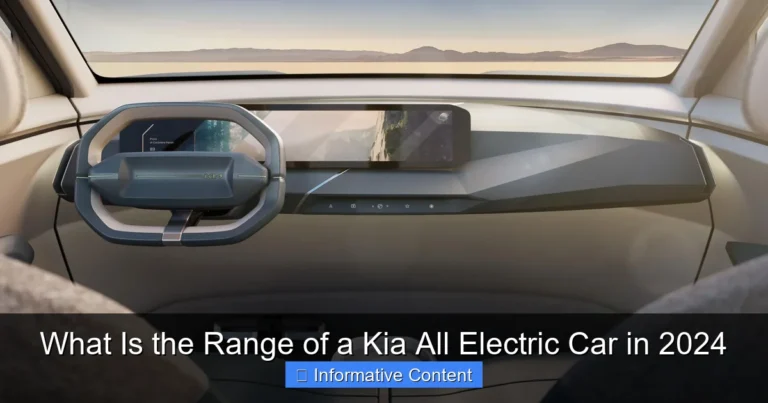 What Is the Range of a Kia All Electric Car in 2024