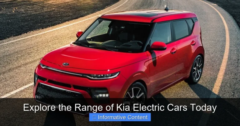 Explore the Range of Kia Electric Cars Today