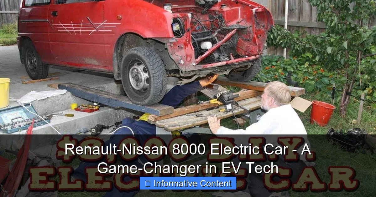 Renault-Nissan 8000 Electric Car - A Game-Changer in EV Tech