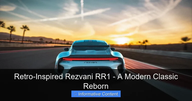 Retro-Inspired Rezvani RR1 - A Modern Classic Reborn