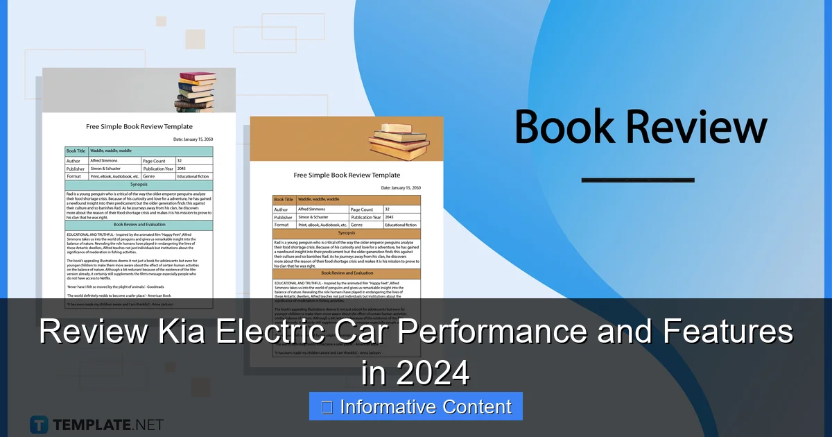 Review Kia Electric Car Performance and Features in 2024