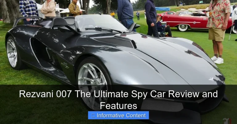 Rezvani 007 The Ultimate Spy Car Review and Features