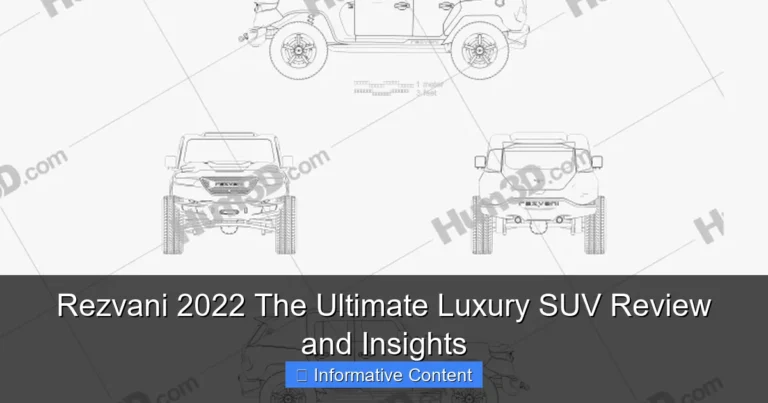 Rezvani 2022 The Ultimate Luxury SUV Review and Insights