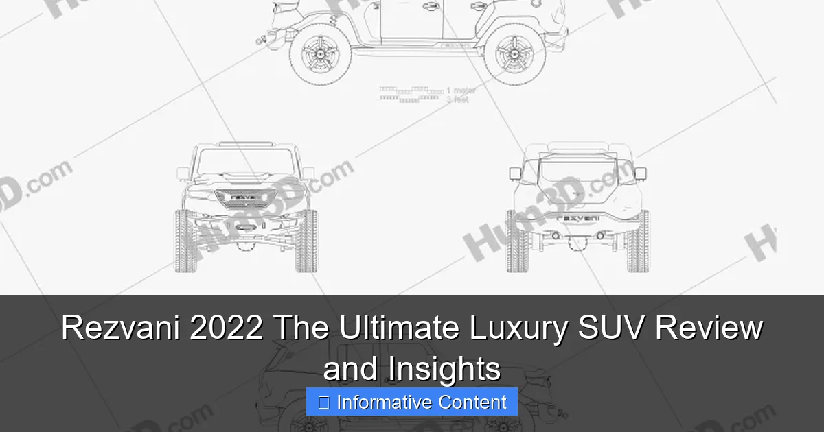 Rezvani 2022 The Ultimate Luxury SUV Review and Insights