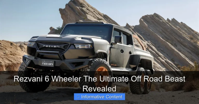 Rezvani 6 Wheeler The Ultimate Off Road Beast Revealed