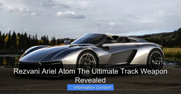 Rezvani Ariel Atom The Ultimate Track Weapon Revealed