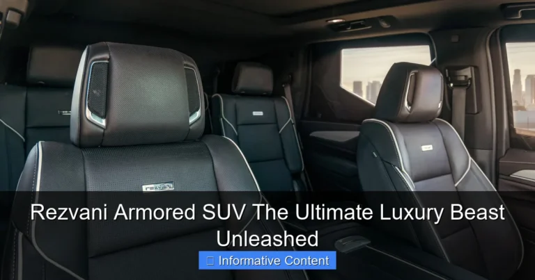 Rezvani Armored SUV The Ultimate Luxury Beast Unleashed