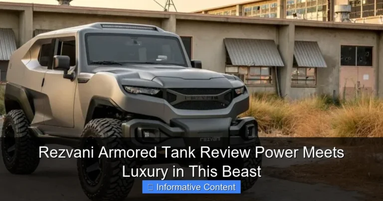 Rezvani Armored Tank Review Power Meets Luxury in This Beast