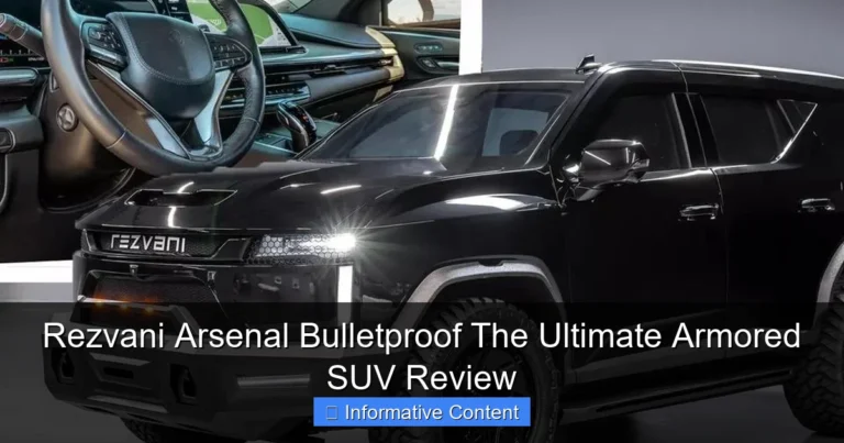 Rezvani Arsenal Bulletproof The Ultimate Armored SUV Review
