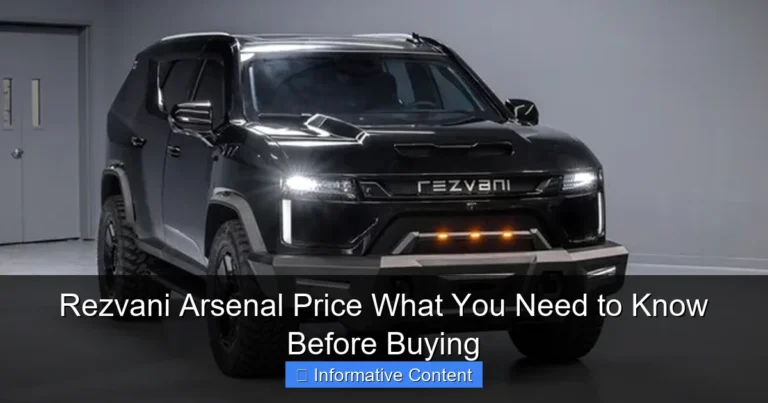 Rezvani Arsenal Price What You Need to Know Before Buying