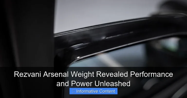 Rezvani Arsenal Weight Revealed Performance and Power Unleashed