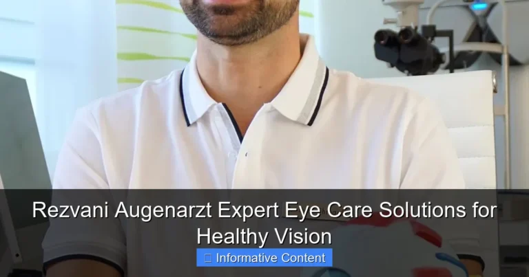 Rezvani Augenarzt Expert Eye Care Solutions for Healthy Vision