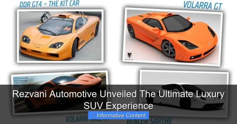 Rezvani Automotive Unveiled The Ultimate Luxury SUV Experience