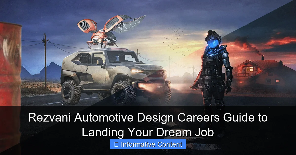 Rezvani Automotive Design Careers Guide to Landing Your Dream Job