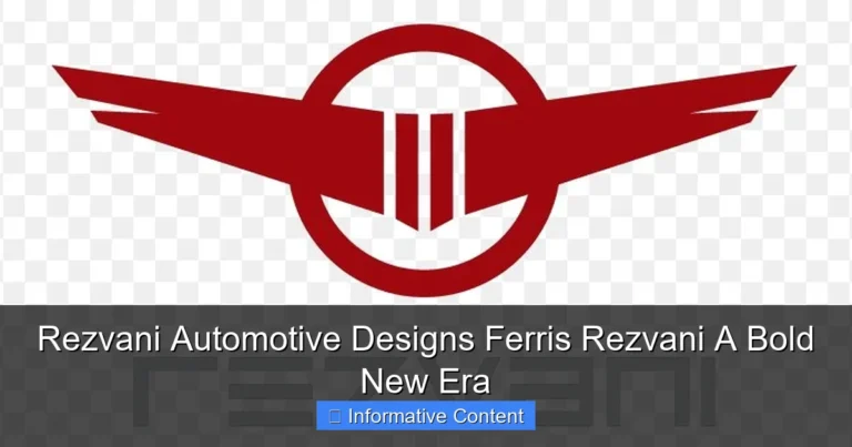 Rezvani Automotive Designs Ferris Rezvani A Bold New Era