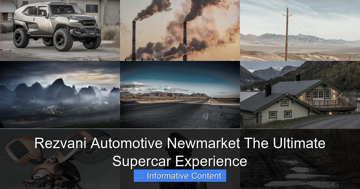 Rezvani Automotive Newmarket The Ultimate Supercar Experience